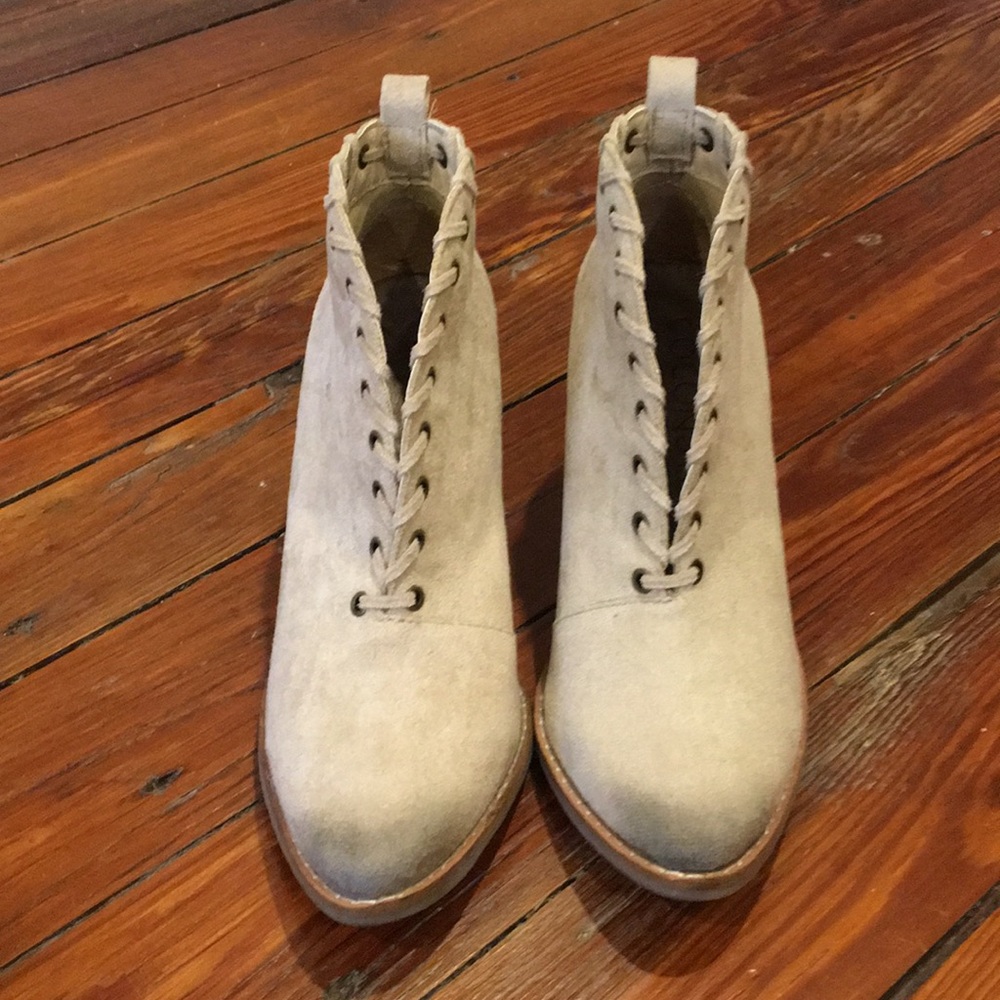 Suede ankle boots